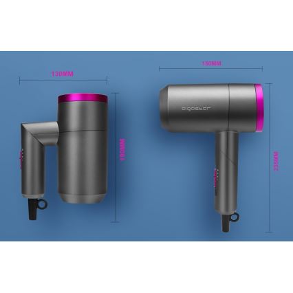 Aigostar - Putni sušilo za kosu 1800W/230V ljubičasta/crna