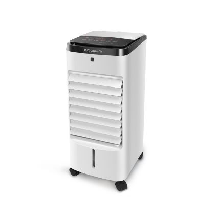 Aigostar - Rashlađivač zraka 60W/230V bijela/crna + daljinski upravljač