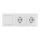 Aigostar - SET 2x kućna utičnica s prekidačem 2x16A/250V SCHUKO