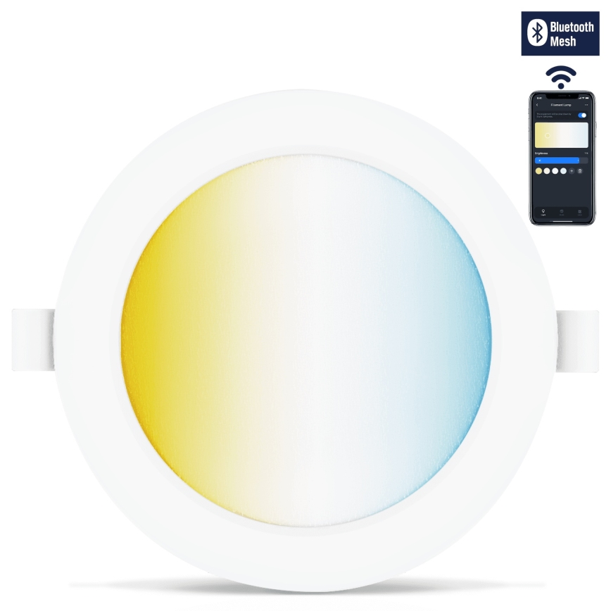 Aigostar - SET 3x LED Prigušiva ugradbena svjetiljka MESH LED/6W/230V 2700K-6500K pr.11,5cm