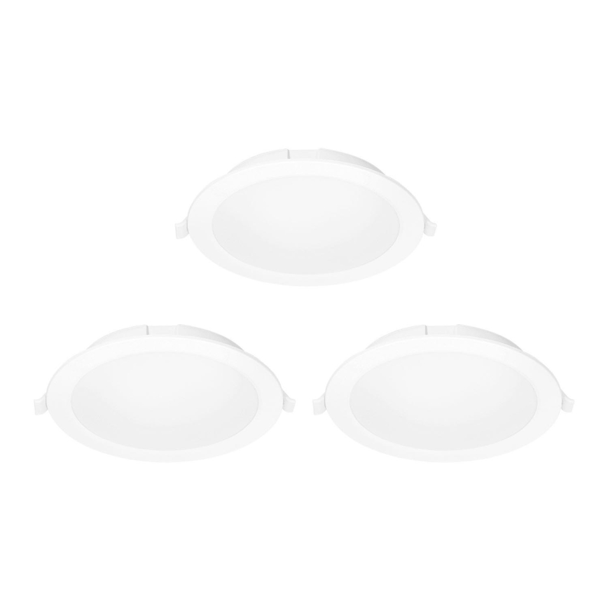 Aigostar - SET 3x LED Prigušiva ugradbena svjetiljka MESH LED/6W/230V 2700K-6500K pr.11,5cm
