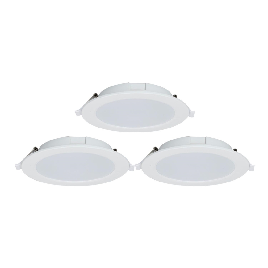 Aigostar - SET 3x LED Prigušiva ugradbena svjetiljka MESH LED/9W/230V 2700K-6500K pr. 14,5 cm