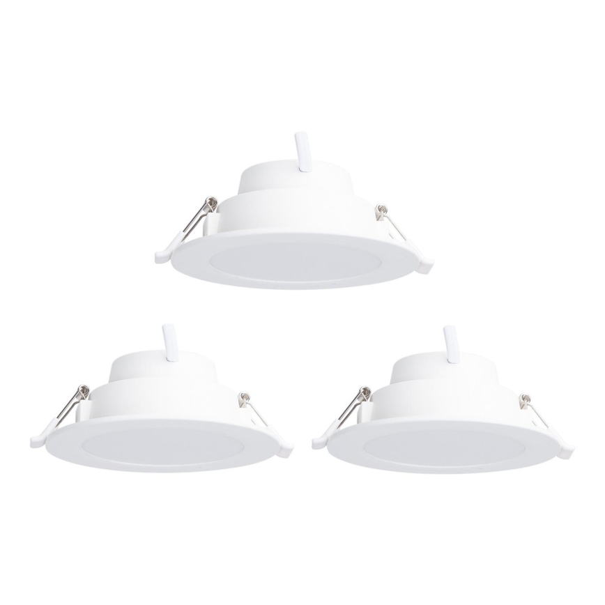 Aigostar - SET 3x LED RGB Prigušiva ugradbena svjetiljka MESH LED/9W/230V 2700K-6500K pr.14,5cm