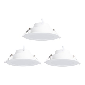 Aigostar - SET 3x LED RGBW Prigušiva ugradbena svjetiljka MESH LED/9W/230V 2700K-6500K pr.14,5cm
