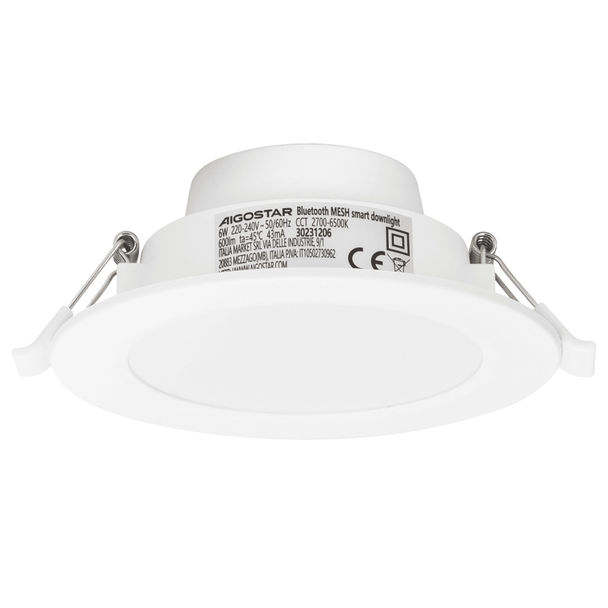 Aigostar - SET 3x LED Ugradbena svjetiljka s prigušivačem MESH LED/6W/230V 2700K-6500K promjer 11,5 cm