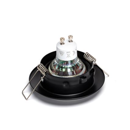 Aigostar - SET od 3 LED ugradnih stropnih svjetiljki 1xGU10/4,5W/230V 3000K, crne