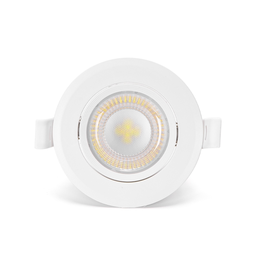 Aigostar - Set od 3 ugradne LED svjetiljke, 5W/230V, 6500K, promjer 8,5 cm, bijela