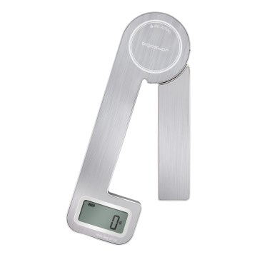 Aigostar - Sklopiva kuhinjska vaga 5kg mat krom