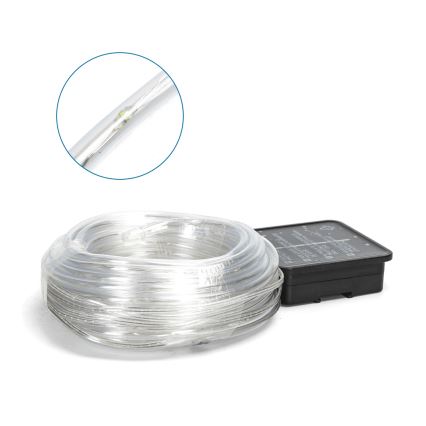 Aigostar - LED Solarni  niz 100xLED/8 funkcija 12m IP65 hladno bijela 800 mAh