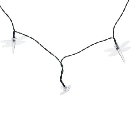 Aigostar - LED solarni dekorativni lanac 50xLED/8 funkcija 10 m 800 mAh IP65 topla bijela