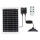 Aigostar - solarni LED luster sa senzorom LED/70W/12V 6000 mAh 6500K IP65 Ø 23,5 cm + daljinski upravljač