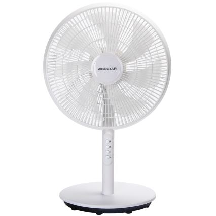 Aigostar - Stojni ventilator 2u1 45W/230V 110 cm bijela