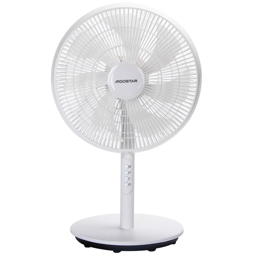 Aigostar - Stojni ventilator 2u1 45W/230V 110 cm bijela