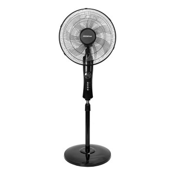 Aigostar - Stajaći ventilator 50W/230V 130 cm crni + s daljinskim upravljačem