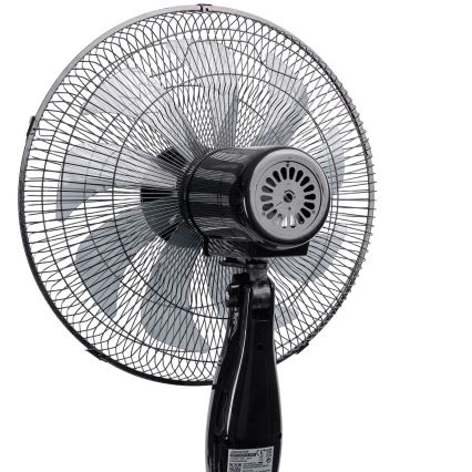 Aigostar - Stajaći ventilator 60W/230V 130 cm crni + daljinski upravljač