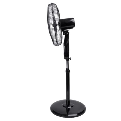 Aigostar - Stajaći ventilator 60W/230V 130 cm crni + daljinski upravljač
