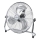 Aigostar - Stojeći ventilator 100W/230V, Ø 54 cm, sjajni krom