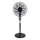Aigostar - Stojeći ventilator 55W/230V 130 cm crni + daljinski upravljač