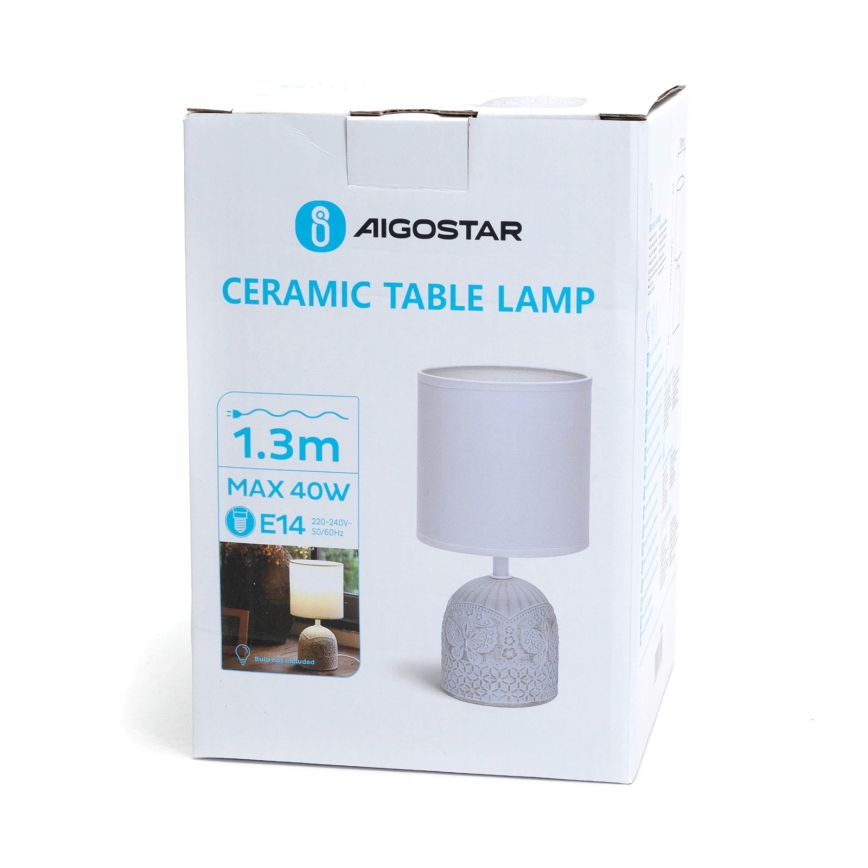 Aigostar - Stolna lampa 1xE14/40W/230V