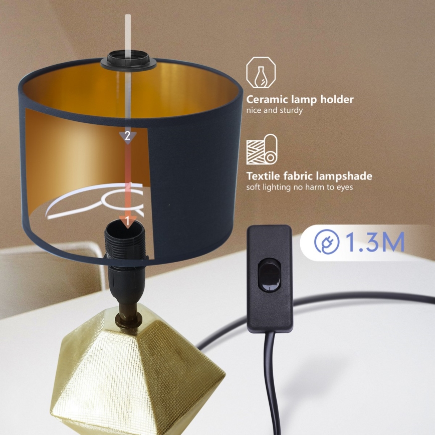 Aigostar - Stolna lampa 1xE14/40W/230V