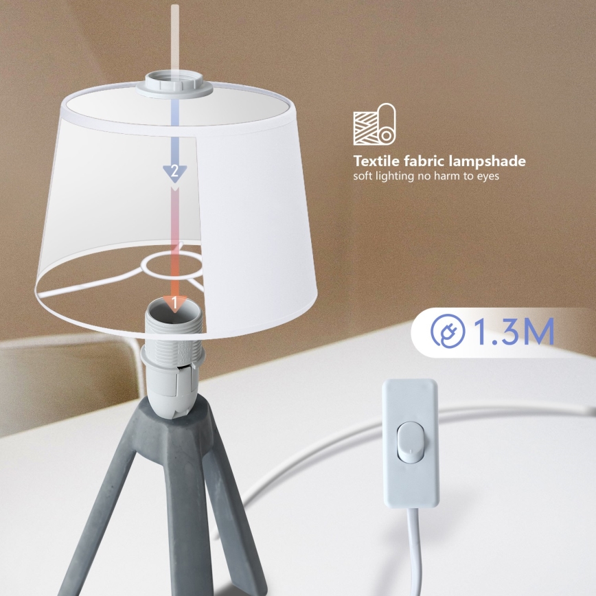 Aigostar - Stolna lampa 1xE14/40W/230V