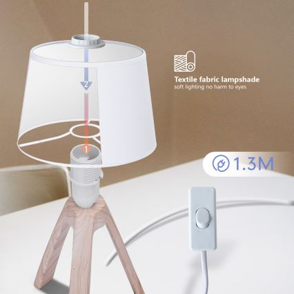 Aigostar - Stolna lampa 1xE14/40W/230V