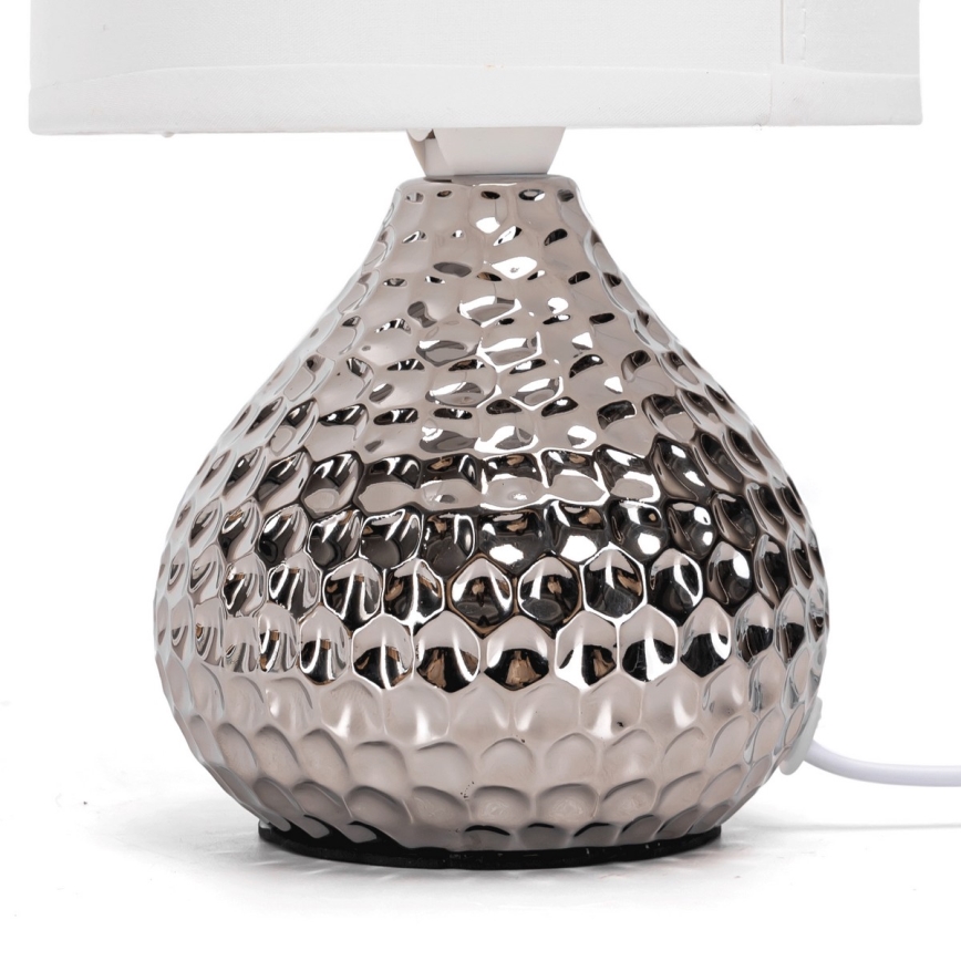 Aigostar - Stolna lampa 1xE14/40W/230V sjajni krom