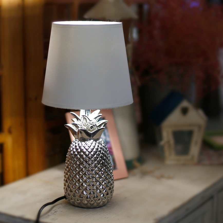 Aigostar - Stolna lampa 1xE14/40W/230V sjajni krom