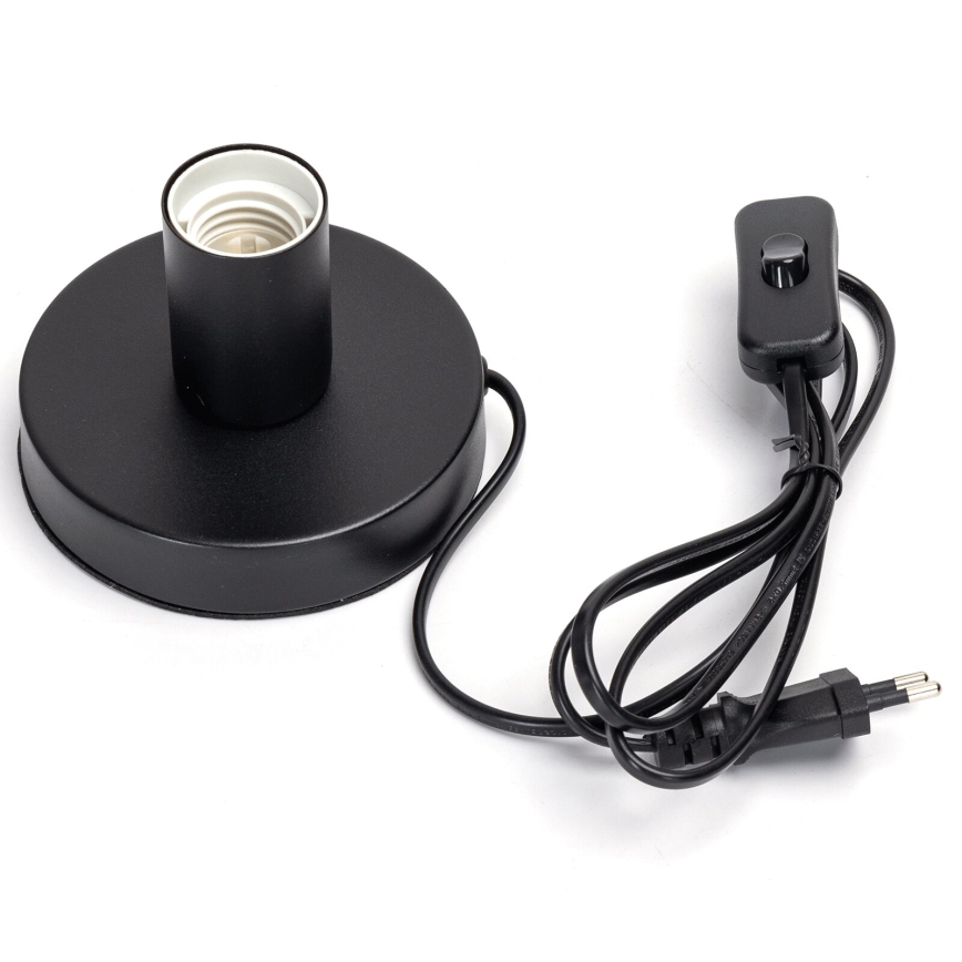 Aigostar - Stolna lampa 1xE27/60W/230V crna