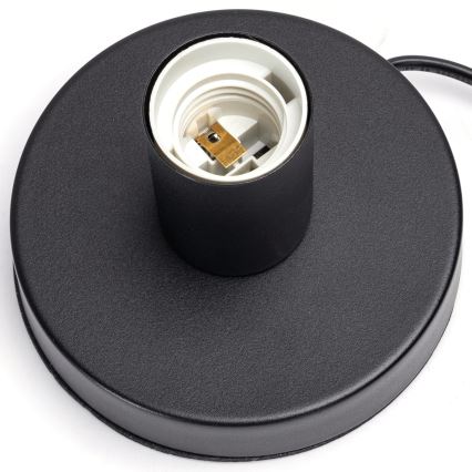 Aigostar - Stolna lampa 1xE27/60W/230V crna