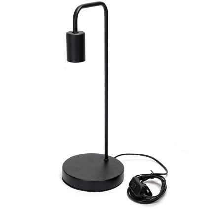 Aigostar - Stolna lampa 1xE27/60W/230V crna