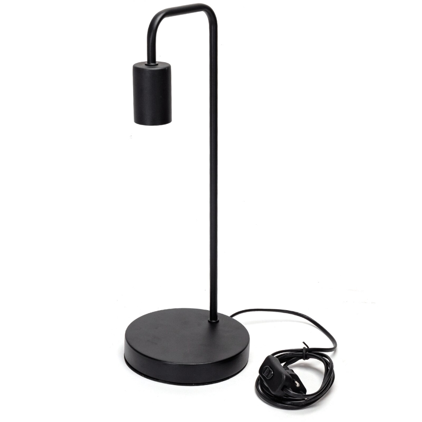 Aigostar - Stolna lampa 1xE27/60W/230V crna