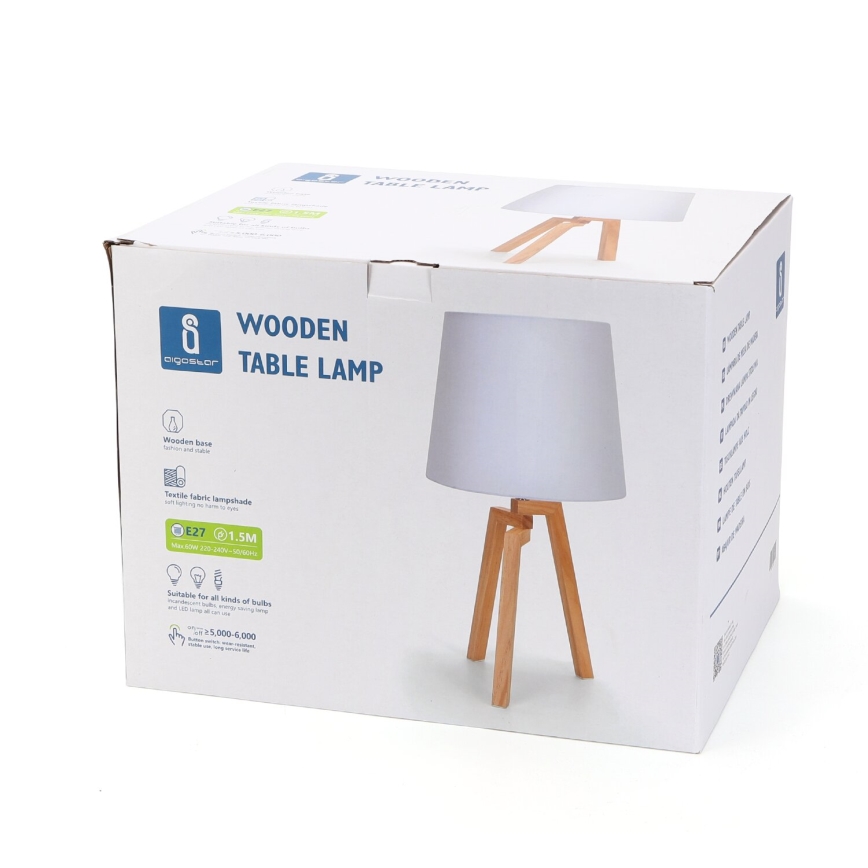 Aigostar - Stolna lampa 1xE27/60W/230V