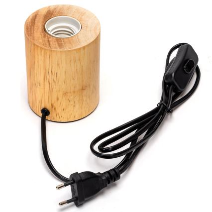 Aigostar - Stolna lampa 1xE27/60W/230V kaučukovac