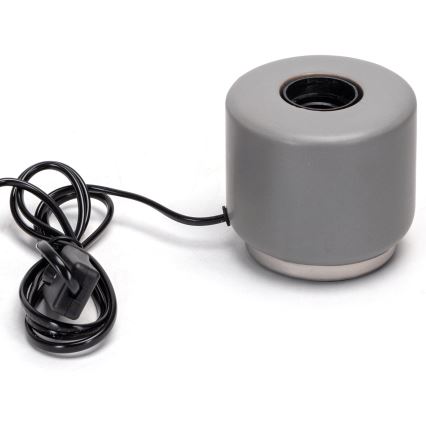 Aigostar - Stolna lampa 1xE27/60W/230V siva