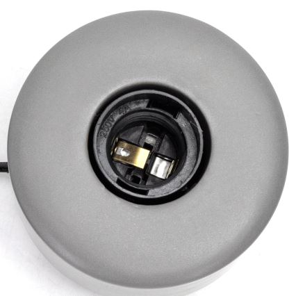 Aigostar - Stolna lampa 1xE27/60W/230V siva