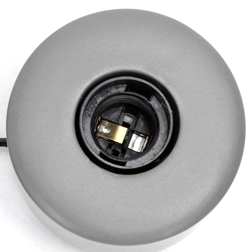 Aigostar - Stolna lampa 1xE27/60W/230V siva