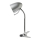 Aigostar - Stolna lampa s kopčom 1xE27/11W/230V srebrna/sjajni krom