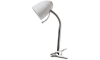 Aigostar -  Stolna lampa s kvačicom 1xE27/11W/230V bijela/krom