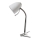 Aigostar -  Stolna lampa s kvačicom 1xE27/11W/230V bijela/sjajni krom