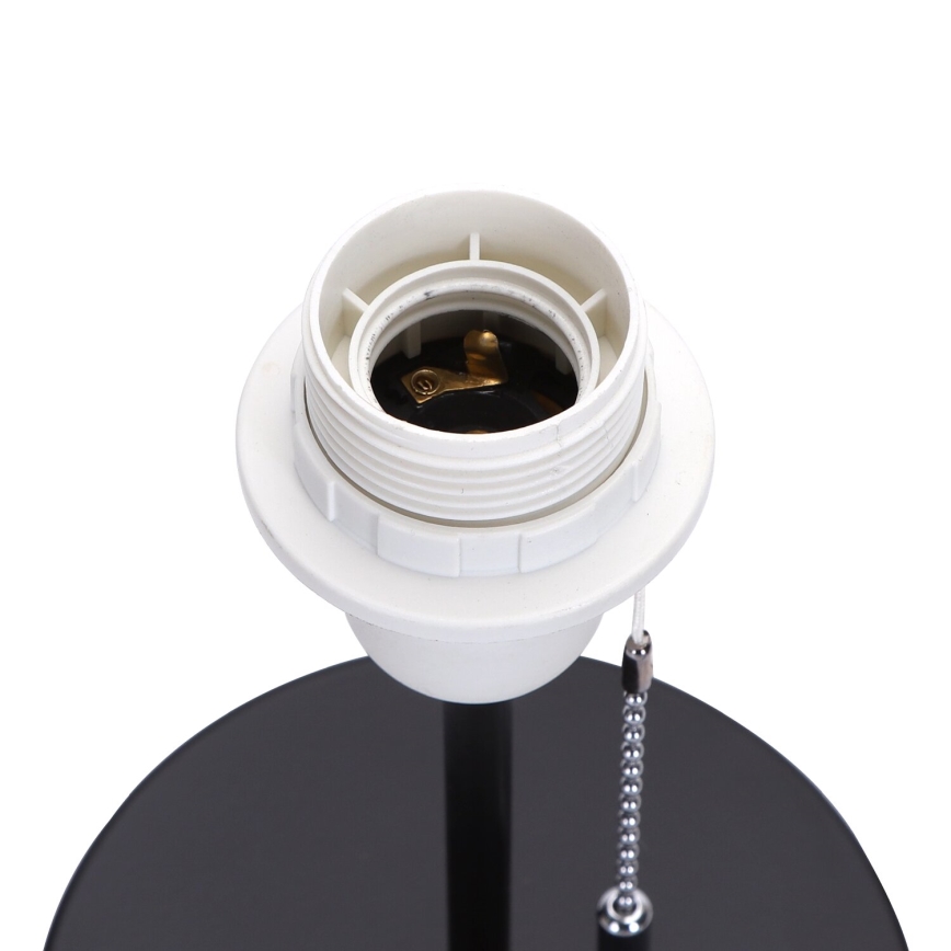 Aigostar - Stolna lampa s USB portom 1xE27/40W/230V crna
