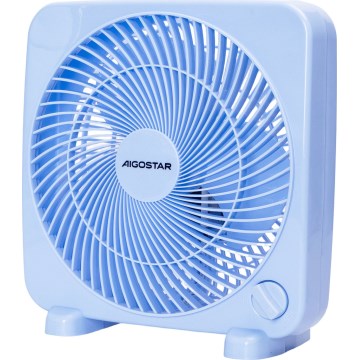 Aigostar - Stolni ventilator 30W/230V, plavi