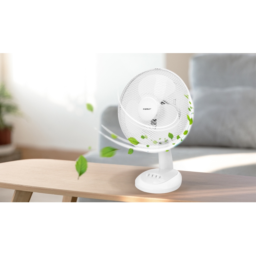 Aigostar - Stolni ventilator 35W/230V 34 cm bijela