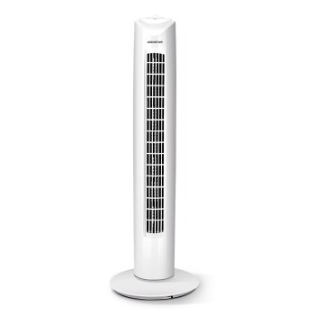 Aigostar - Stupni ventilator 45W/230V bijela