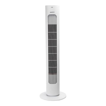 Aigostar - Stupni ventilator 50W/230V bijela + daljinski upravljač