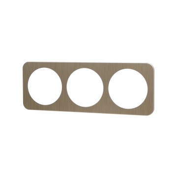 Aigostar - Trostruki aluminijski okvir u zlatnoj boji