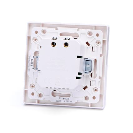 Aigostar - USB utičnica za napajanje s okvirom, 2x USB-A, bijela