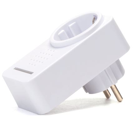 Aigostar - Utično bežično zvono 1Z 230V IPX4 bijela