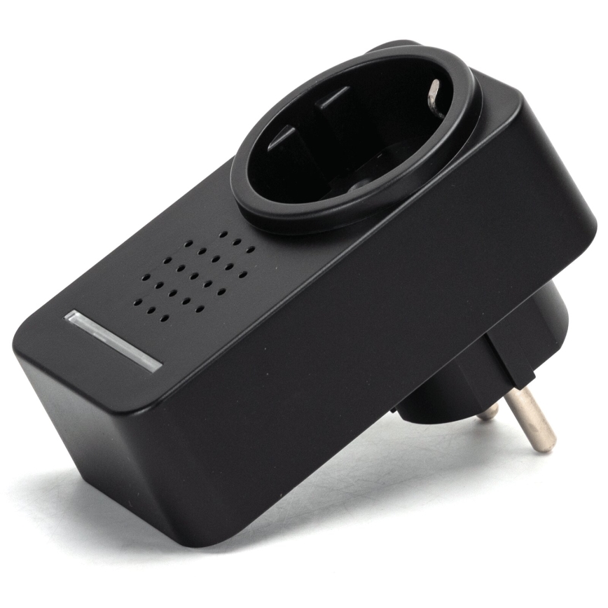 Aigostar - Utično bežično zvono 1Z 230V IPX4 crna