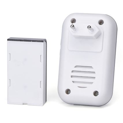 Aigostar - Utično bežično zvono 230V/12V IP44 bijela